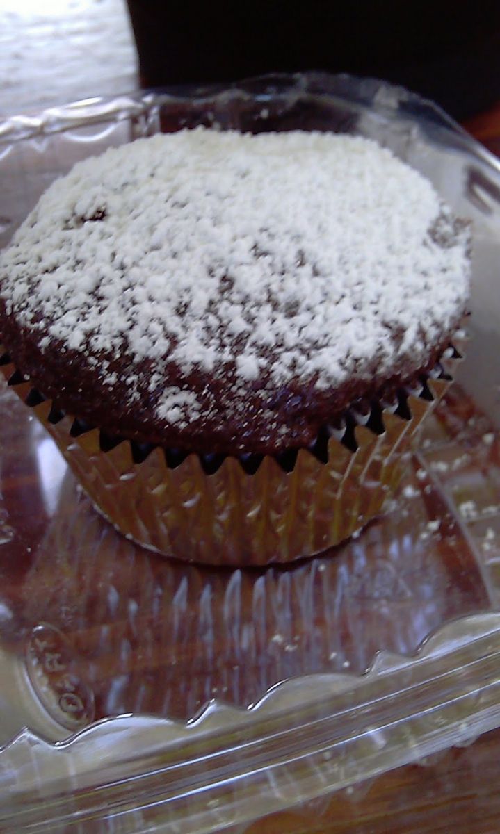 Mashed Potato Stuffed Chocolate Cupcake